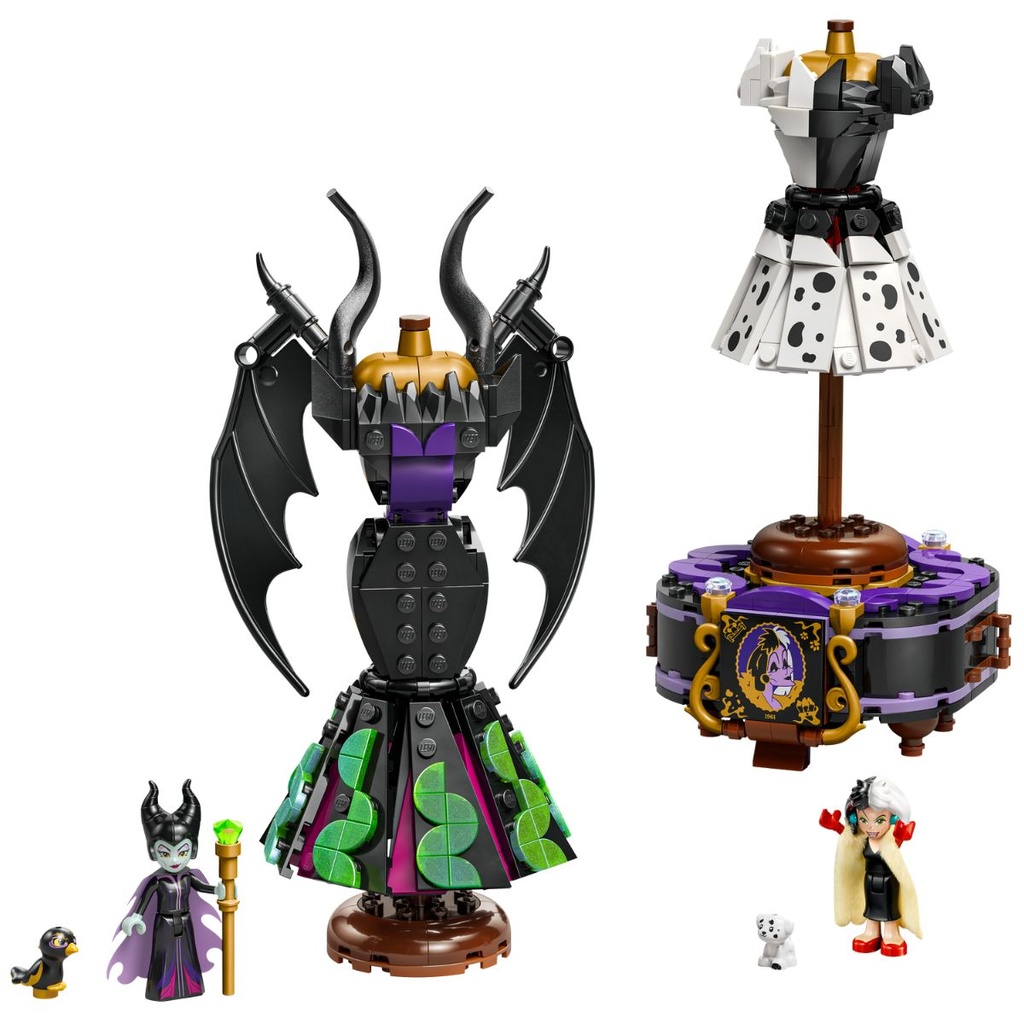 LEGO 43262 Disney Villains Maleficent's and Cruella De Vil's
